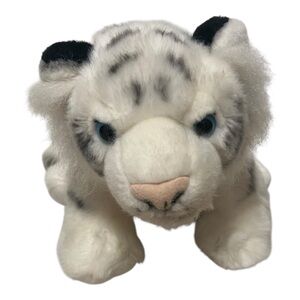 Wild Republic Plush White Tiger Toy Stuffed Animal 12” Soft Realistic